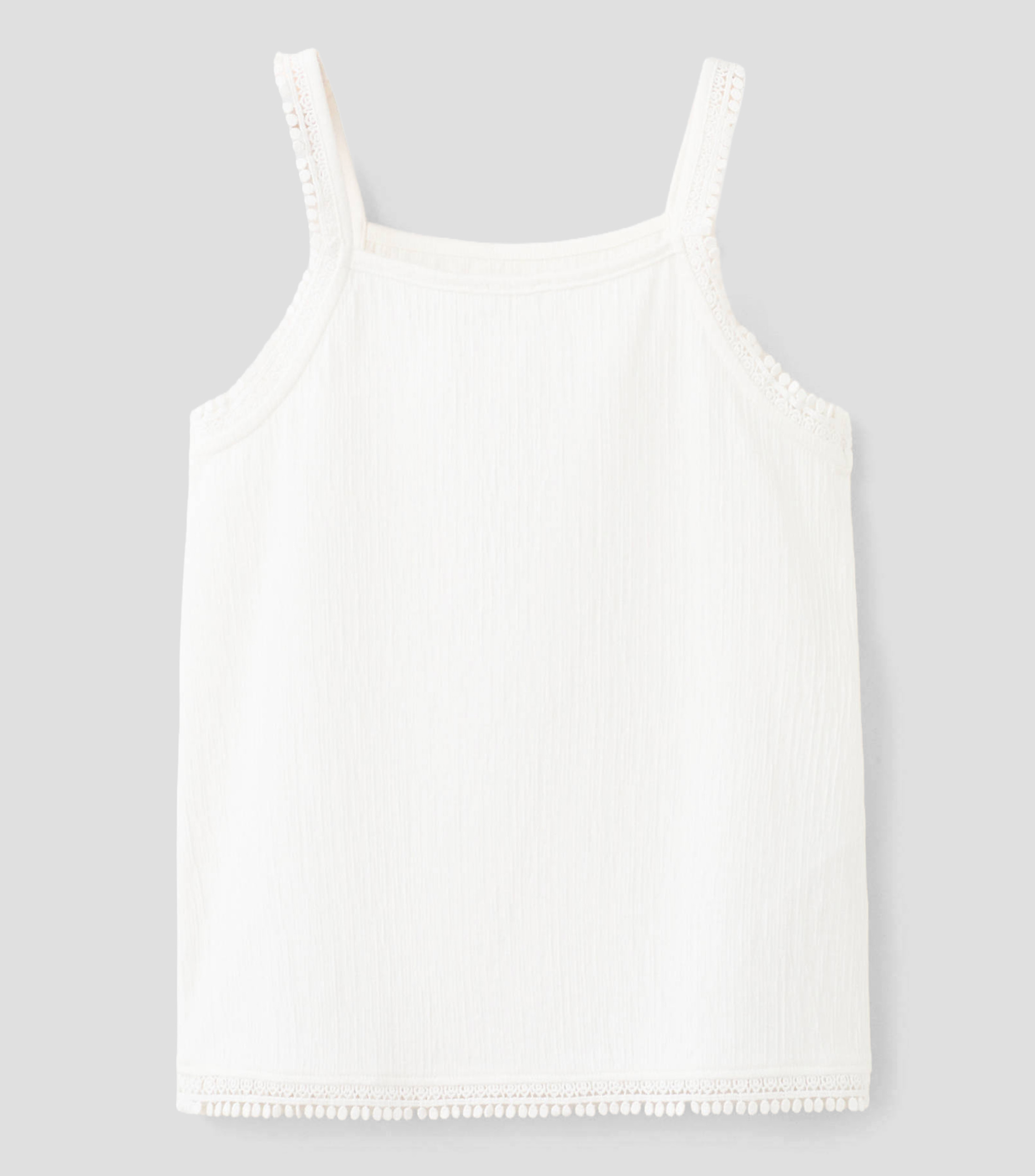 Blusa lisa sin mangas Sandra Niña
